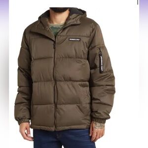 Members only quilted puffer jacket